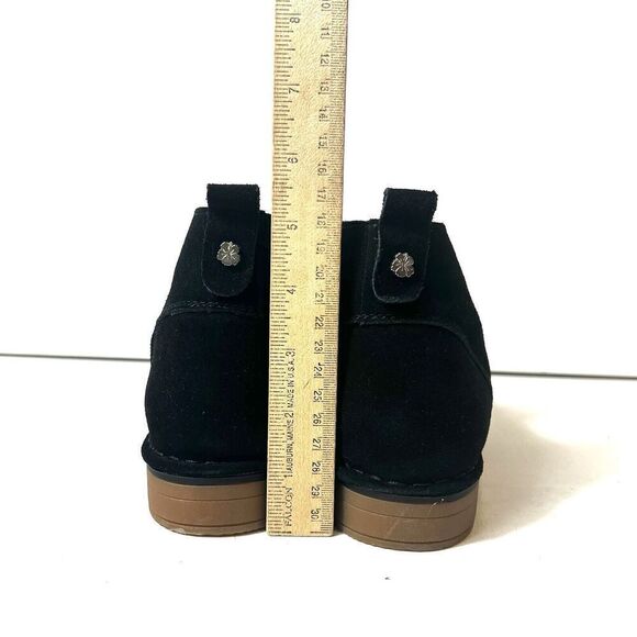 Tommy Bahama Evert Black Suede Leather Chukka Desert Ankle Booties Women's Sz 10 - Picture 9 of 11